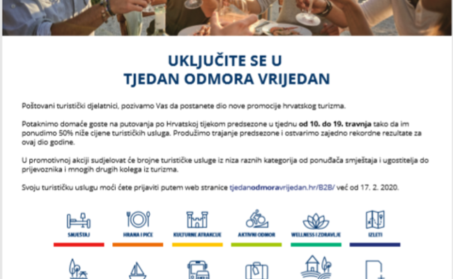 Tjedan odmora vrijedan