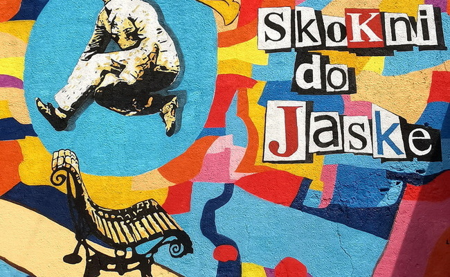 Mural „Skokni do Jaske“u novom i modernom ruhu u centru grada!