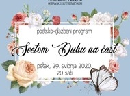 10. poetsko-glazbeni program  